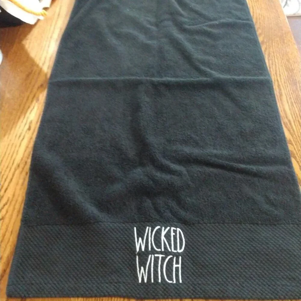 Three (3) Rae Dunn Artisan Collection by Magenta Hand Towels - Halloween